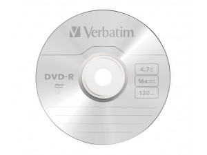 Media DVD-R Verbatim 4.7GB 16x 120min